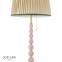 Joules Harewood Floor Lamp Matt Pink and Matt Antique Brass With Shade