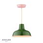 Joules Hatfield Pendant Green and Gloss Pink