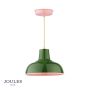 Joules Hatfield Pendant Green and Gloss Pink