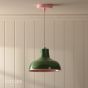Joules Hatfield Pendant Green and Gloss Pink