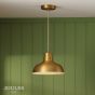 Joules Hatfield Pendant Matt Antique Brass