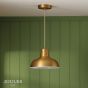 Joules Hatfield Pendant Matt Antique Brass