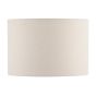 Havana White Linen Drum Shade 33cm