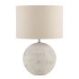 Havana White Linen Drum Shade 33cm