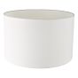 Havanna White Linen Drum Shade 46cm