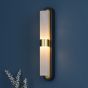 Hessel 2 Light Wall Light Matt Black LED
