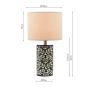 Joules Highclere Twin Pack Table Lamp Blue Ceramic With Shade
