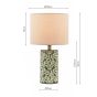 Joules Highclere Twin Pack Table Lamp Green Ceramic With Shade