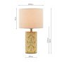 Joules Highclere Twin Pack Table Lamp Yellow Ceramic With Shade