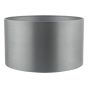 Hilda Grey Faux Silk Drum Shade 40cm
