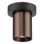 Hiro Single Spotlight Satin Bronze and Matt Black