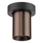 Hiro Single Spotlight Satin Bronze and Matt Black
