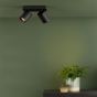 Hiro 2 Light Bar Spotlight Matt Black