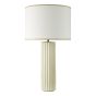 Idella Table Lamp Taupe Ceramic With Shade