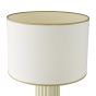 Idella Table Lamp Taupe Ceramic With Shade