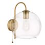 Idra Wall Light Aged Bronze and Glass