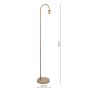 Idra Floor Lamp Aged Bronze Base Only