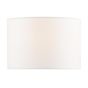 Iggy White Linen Drum Shade 28cm