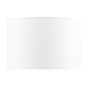 Iggy White Linen Drum Shade 28cm