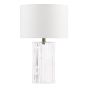 Iggy White Linen Drum Shade 28cm