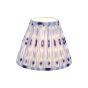Ikat Blue Cotton Empire Shade 25cm