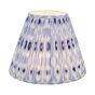 Ikat Blue Cotton Empire Shade 35cm
