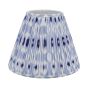 Ikat Blue Cotton Empire Shade 35cm