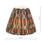 Ikat Red Cotton Empire Shade 35cm