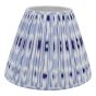 Ikat Blue Cotton Empire Shade 40cm