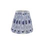 Ikat Blue Cotton Empire Shade 15cm