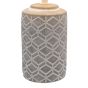 Ilona Ceramic Table Lamp Grey With Shade