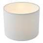 Inci Ivory Cotton Drum Shade 18cm