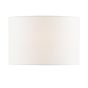 Ishana White Linen Drum Shade 30cm