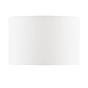 Ishana White Linen Drum Shade 30cm