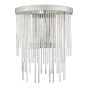 Isla 2 Light Wall Light Polished Chrome And Clear Glass