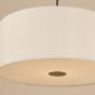 Isla Easy Fit Pendant Ecru and Bronze Shade 40cm