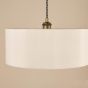 Isla Easy Fit Pendant Ecru and Bronze Shade 40cm