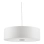 Isla Easy Fit Pendant Ivory and Black Shade 60cm