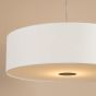 Isla Easy Fit Pendant Ivory and Black Shade 60cm