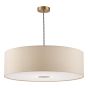 Isla Easy Fit Pendant Ecru and Bronze Shade 60cm