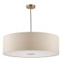 Isla Easy Fit Pendant Ecru and Bronze Shade 60cm