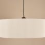 Isla Easy Fit Pendant Ecru and Bronze Shade 60cm