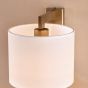 Itala Wall Light Antique Bronze With Shade LED