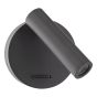 Itala Single Spotlight Matt Black LED