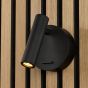 Itala Single Spotlight Matt Black LED