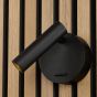 Itala Single Spotlight Matt Black LED