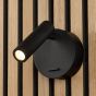 Itala Single Spotlight Matt Black LED