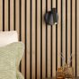 Itala Single Spotlight Matt Black LED