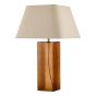 Izar Taupe Linen Tapered Square Shade
