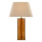 Izar Taupe Linen Tapered Square Shade